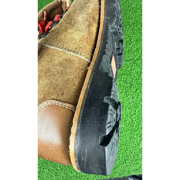 Vintage Honcho HIKING TAN SUEDE‎ BOOTS VIBRAM MOUNTAINEER MEN’S 6 LADY 7.5 M - Picture 7 of 9